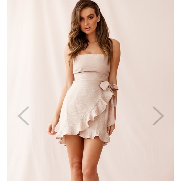 Selfieleslie Pepita cami strap wrap dress - Picture 1 of 5